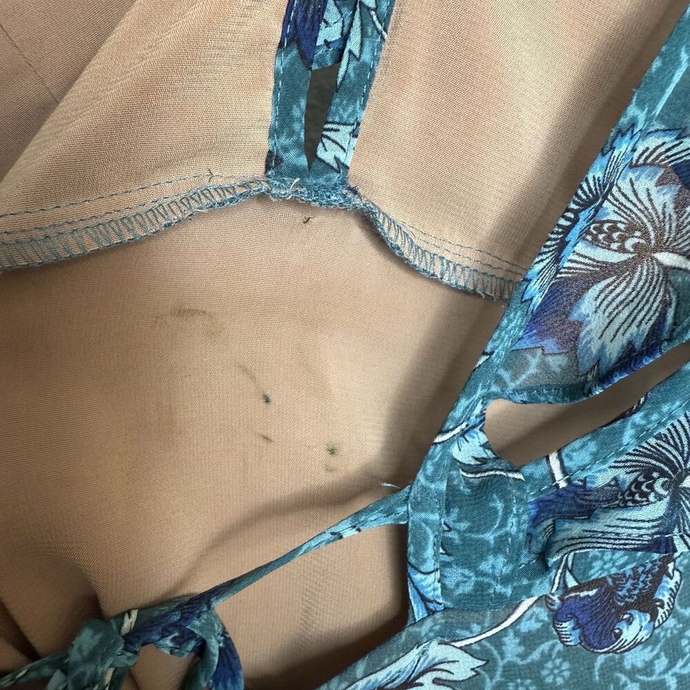 For Love And Lemons Green Floral Mini Dress - Picture 9 of 13